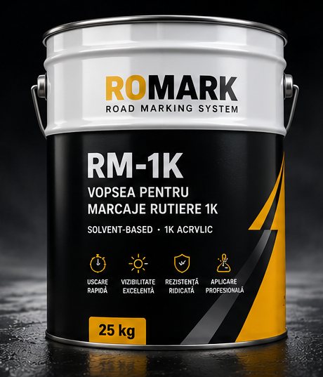 ROMARK RM-1K — Vopsea pentru marcaje rutiere 1K